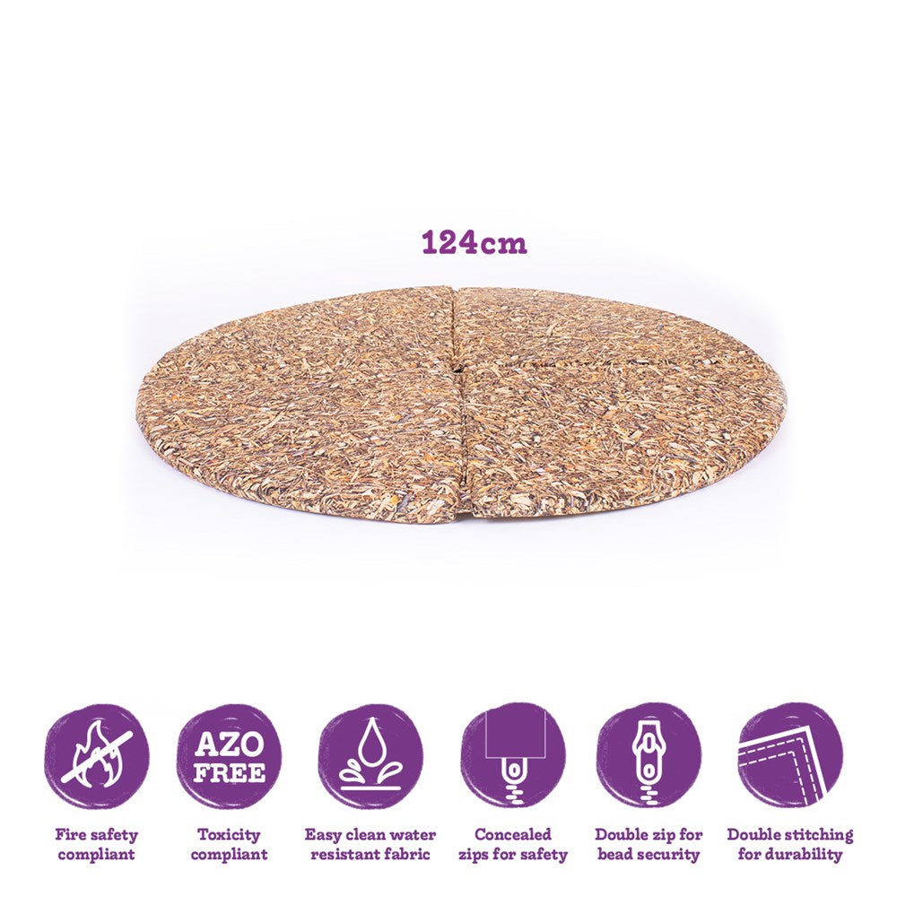 **Eden Learning Essentials Indoor/Outdoor Folding Floor Mat Bark Print