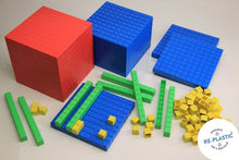 Base Ten Interlocking Plastic Starter Set - 4 Colours