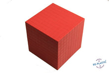 Base Ten Interlocking Plastic Cube (Red)