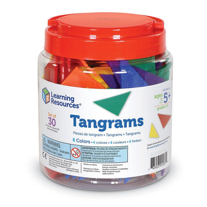 Learning Resources 6 Colour Tangrams (210 Pieces)