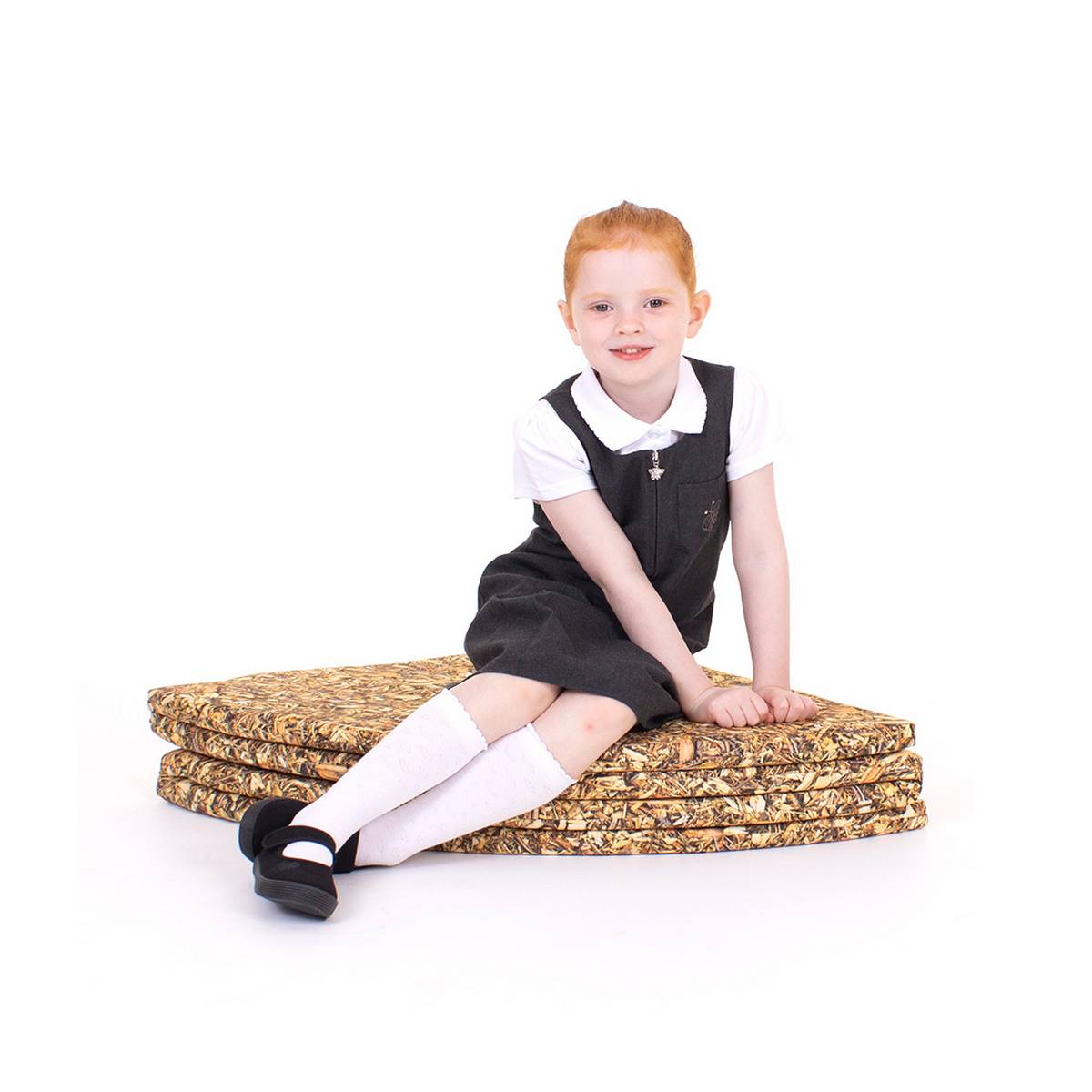 **Eden Learning Essentials Indoor/Outdoor Folding Floor Mat Bark Print
