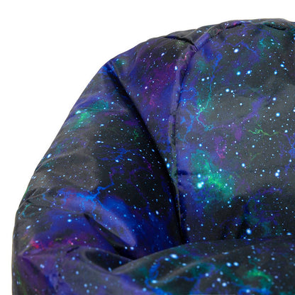 Eden Learning Galaxy Print Childrens Bean Bag - Uv Reactive