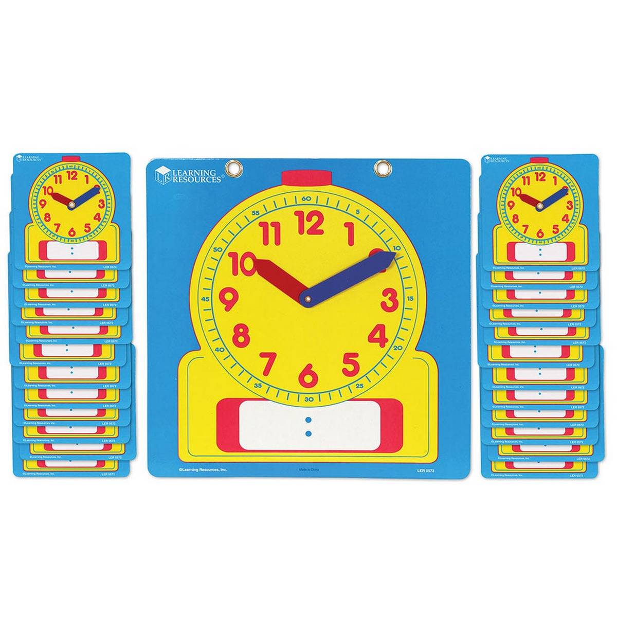 Write & Wipe Clocks Classroom Set