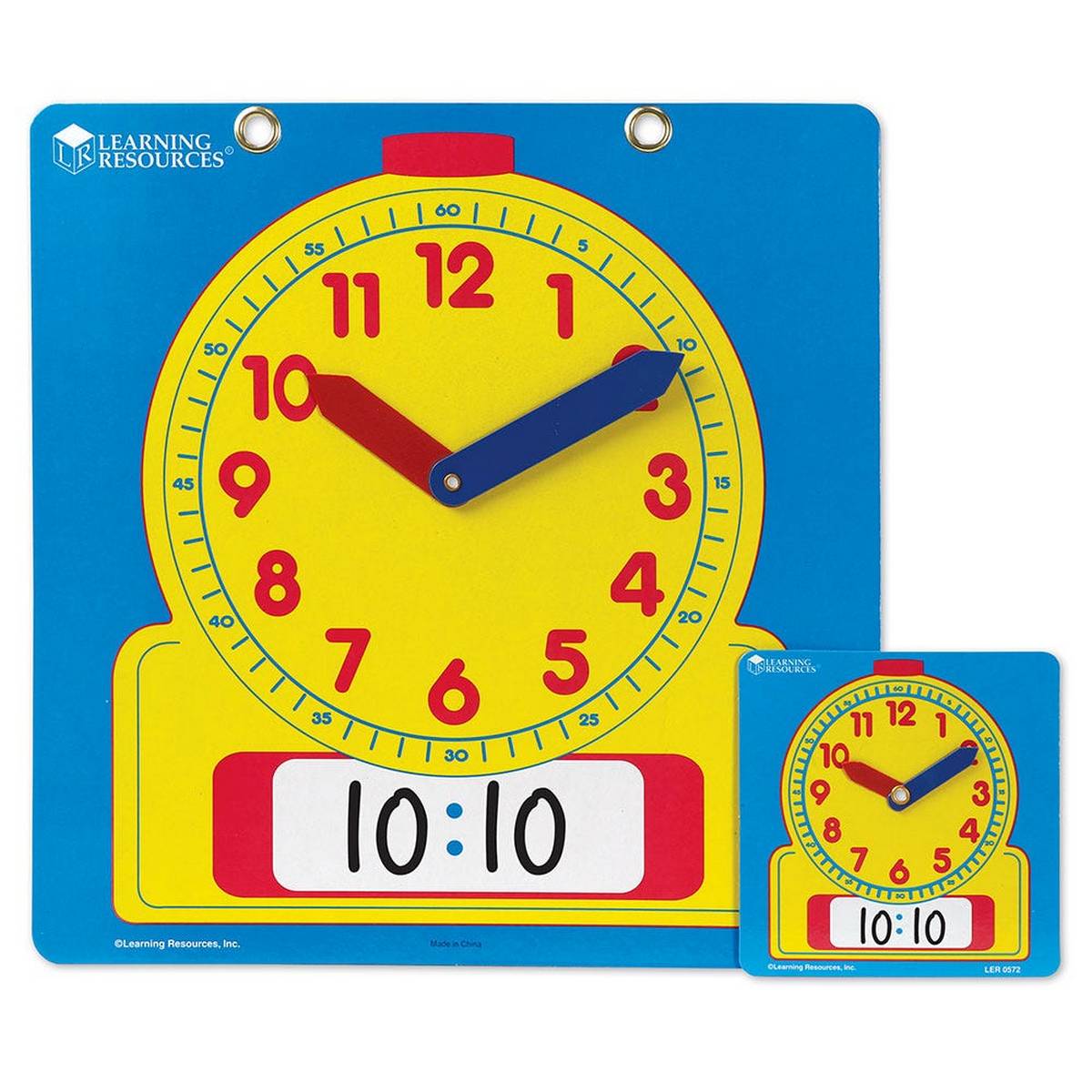 Write & Wipe Clocks Classroom Set