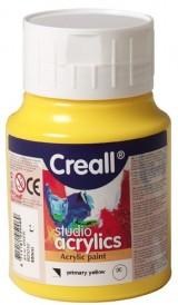 ** Essentials 500ml Acrylic Pot - Primary Yellow