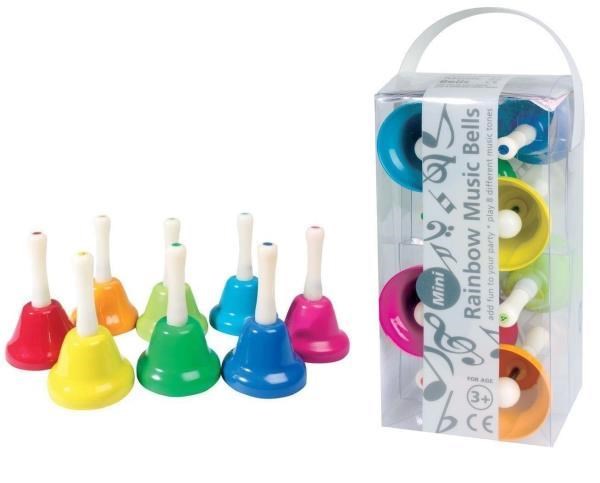 Rainbow Music Hand Bells Set Of 8
