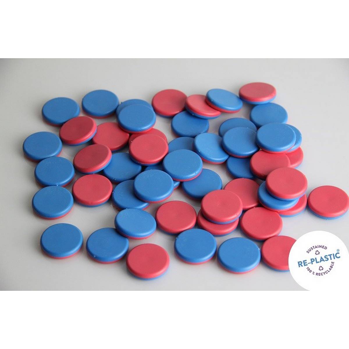 Red & Blue Counters Pack of 400