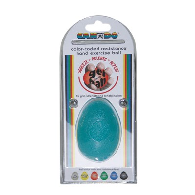 **Cando Gel Squeeze Ball - Large Cylindrical - Blue - Heavy