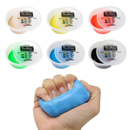Theraputty (2 oz) 6 Piece Set - Tan to Black