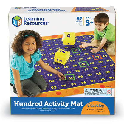 Learning Resources Hip Hoppin' Hundred Mat™ Hundreds Activity Mat