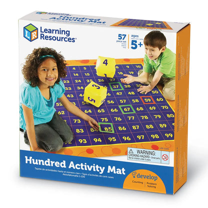 Learning Resources Hip Hoppin' Hundred Mat™ Hundreds Activity Mat