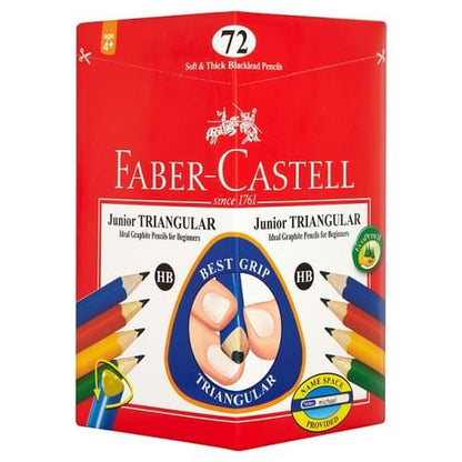 Faber Castell Junior Grip (Hand Hugger) Pencils Box of 72