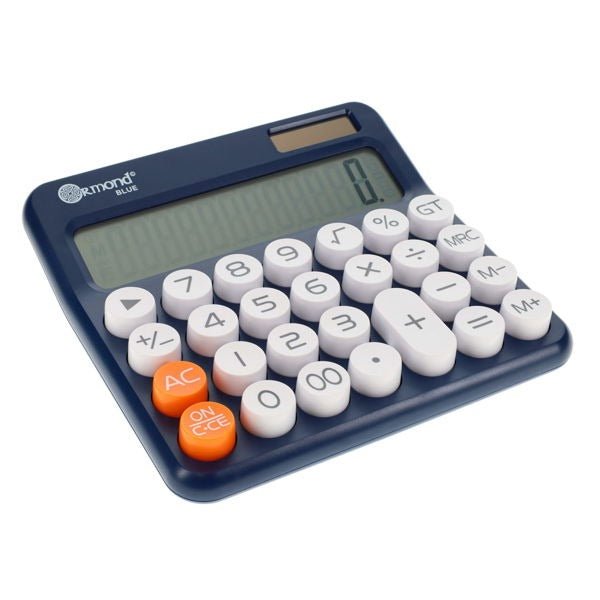 12 Digit Desktop Calculator - Blue - ABC School Supplies