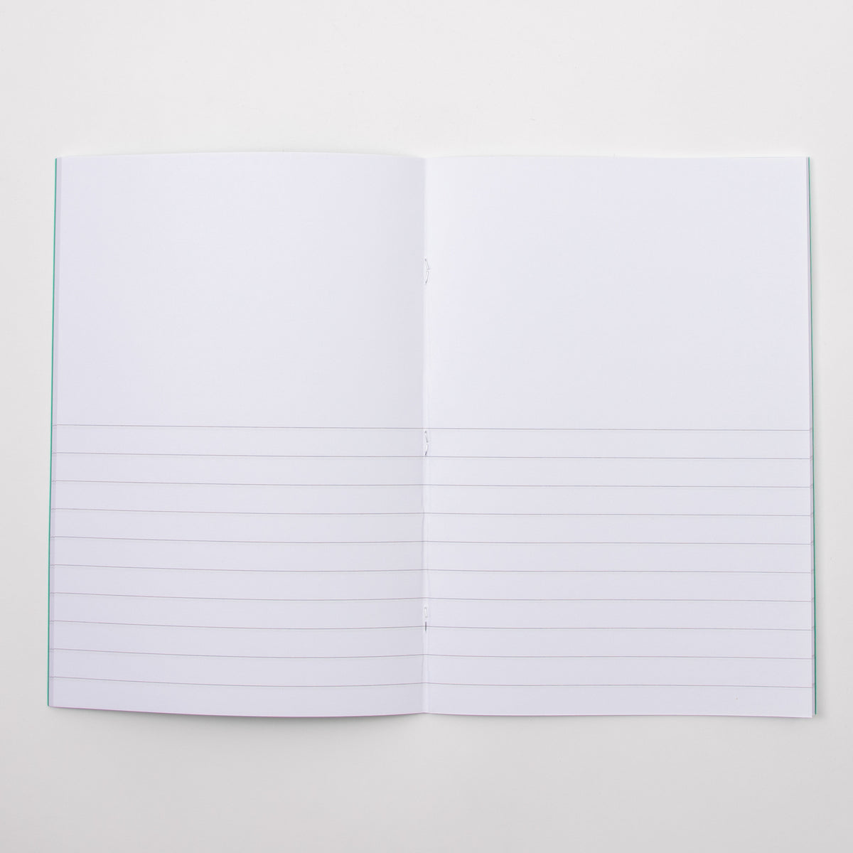 Classmates A4 Exercise Book 64 Page, Top Half Plain/Bottom 15mm Ruled, Green - Pack of 50