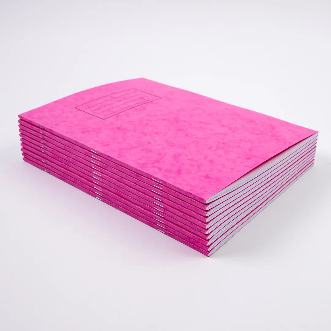Classmates A4 Exercise Book 80 Page, Plain Blank, Pink - Pack of 50