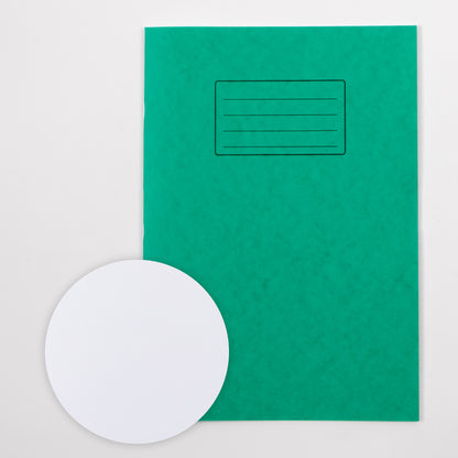 Classmates A4 Exercise Book 32 Page, Plain, Green - Pack of 100