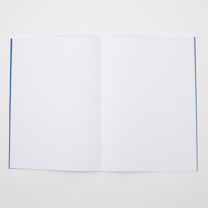 A4+ Exercise Book 80 Page, Plain Blank, Blue - Pack of 50