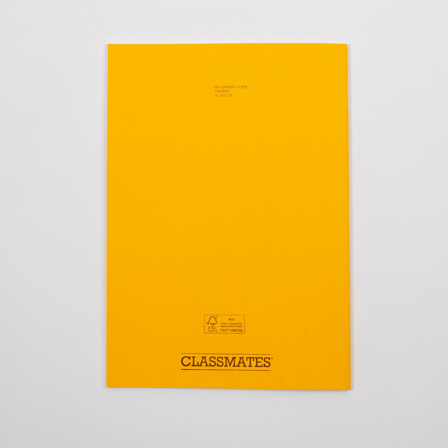 A4+ Exercise Book 80 Page, Plain Blank, Yellow - Pack of 50