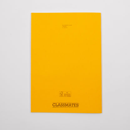 A4+ Exercise Book 80 Page, Plain Blank, Yellow - Pack of 50