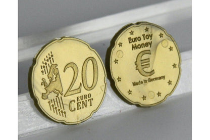 Toy Euro Money Coins 20 Cent (100 Pieces)