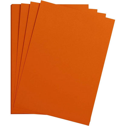 A4 Orange Card 160gsm Pack of 50