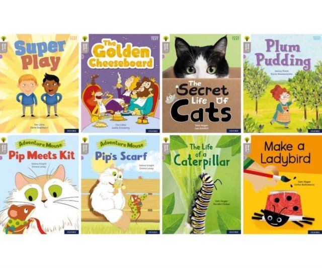 2025 Oxford Reading Tree Word Sparks: Level 1: Mixed Pack Of 8 - ABC School Supplies
