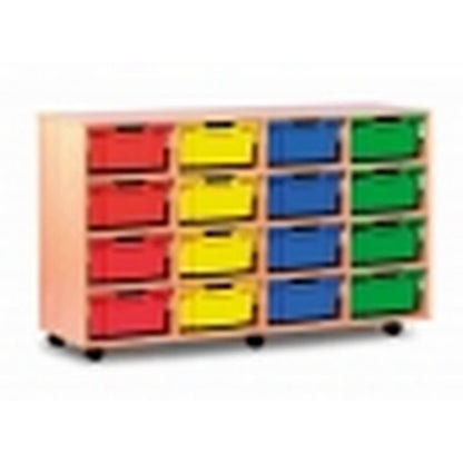 24 Shallow Tray Unit Coloured - ABC School Supplies