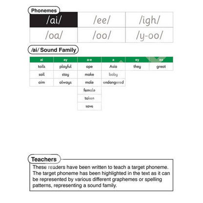 Sound Families Long Vowels Non-Fiction Phase 5.5 - 6 Pack