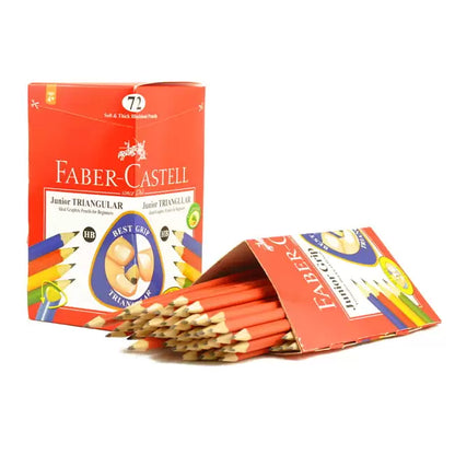 Faber Castell Junior Grip (Hand Hugger) Pencils Box of 72