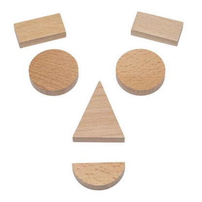 2D Wooden Shapes - ABC School Supplies