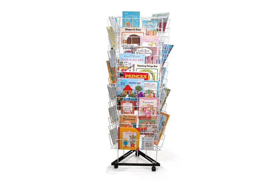 3 Sided Mobile Book Stand - ABC School Supplies