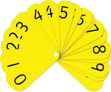 Pupil Double Number Fans Pack of 10