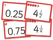 **Fraction & Decimal Counting Cards