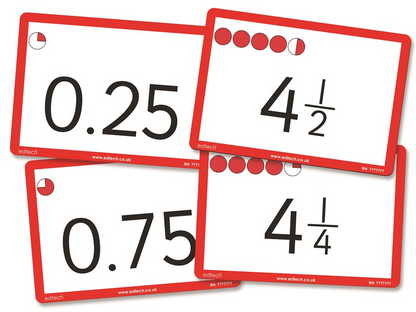 **Fraction & Decimal Counting Cards