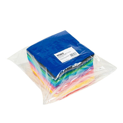 **Texet Felt Squares Bright Colours 23Cm - Pack Of 100