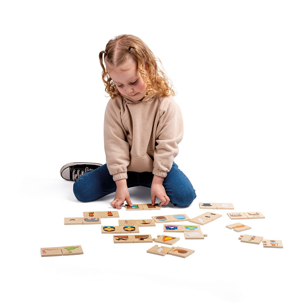 Opposites Wooden Puzzle