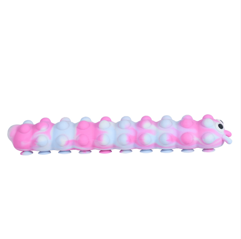 3D Push Pop Suction Caterpillar With Light - ABC School Supplies