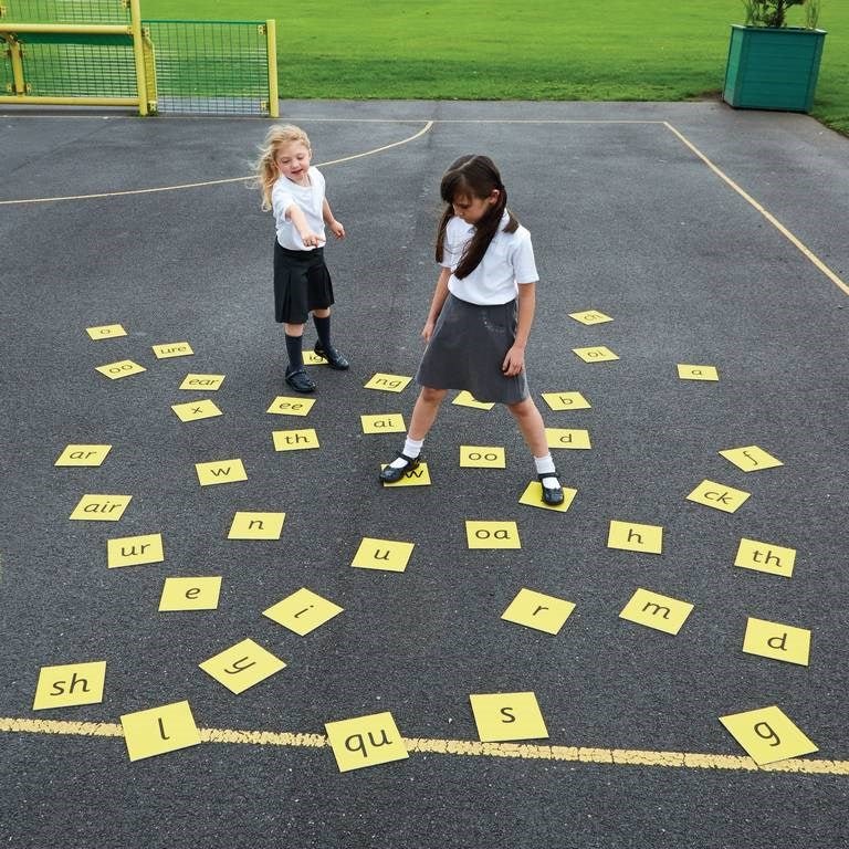 44 Phonics Tiles Square - ABC School Supplies