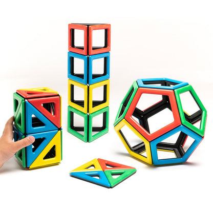 Magnetic Polydron Extra Shapes Kit