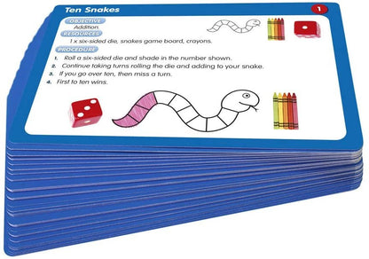 Junior Learning 50 Dice Activity Cards