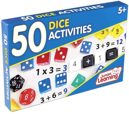 Junior Learning 50 Dice Activity Cards