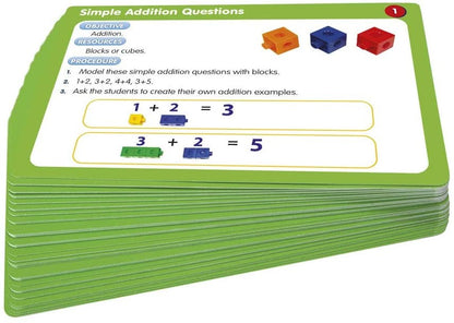 Junior Learning 50 Link Cube Activity Cards