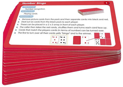 Junior Learning 50 Playing Card Activity Cards