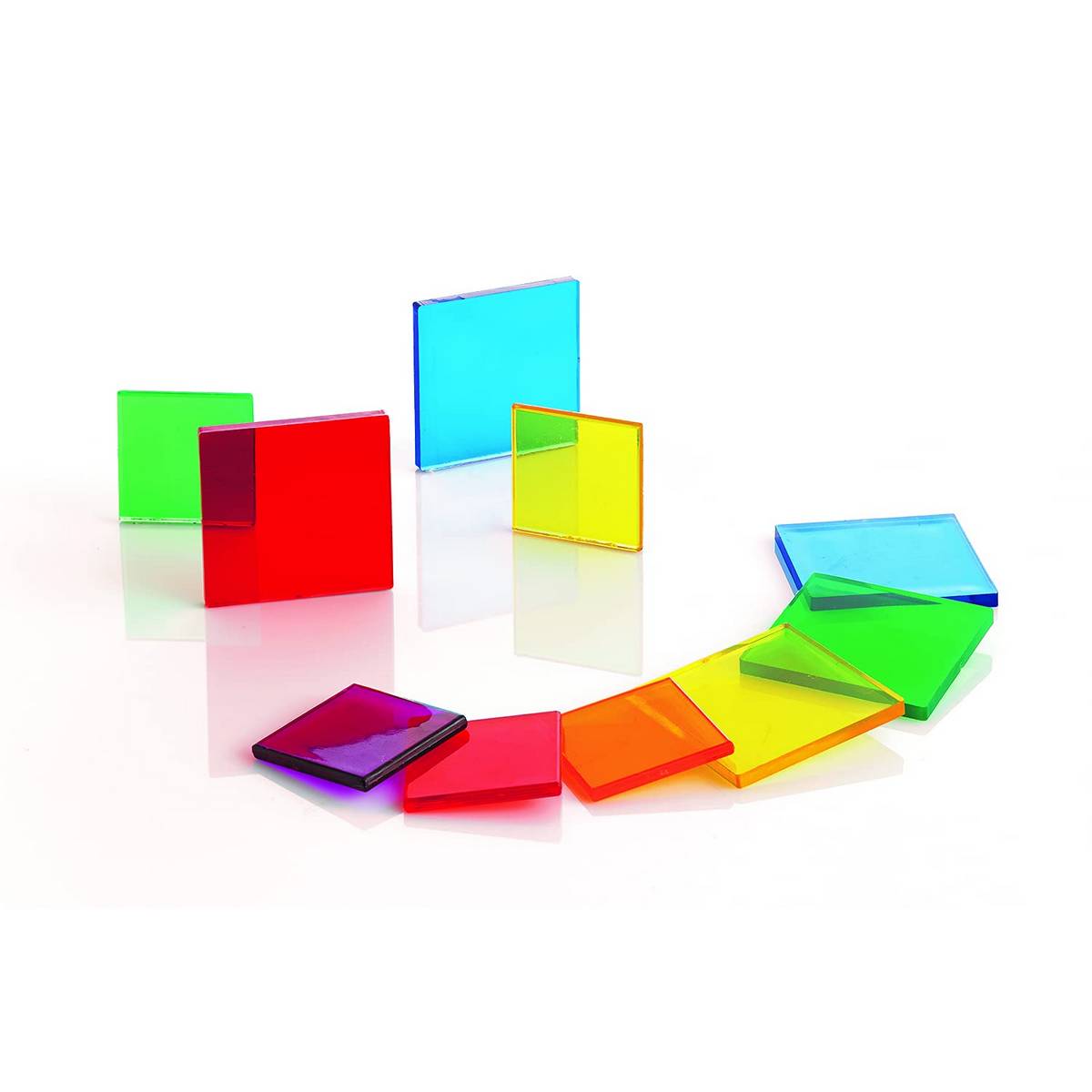 Translucent Colour Squares Pack of 300