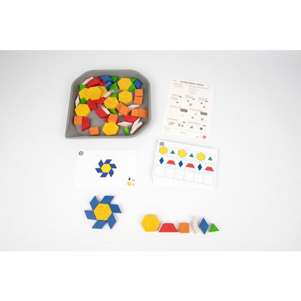 FUN PLAY WOODEN PATTERN BLOCKS