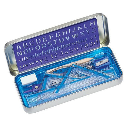 Staedtler Maths Set 557 10 - Tin With 5 Pieces