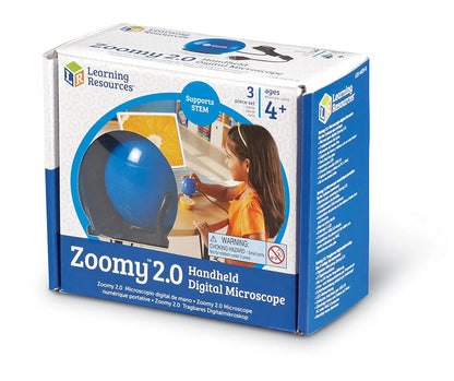 Learning Resources Zoomy™ 2.0 Handheld Digital Microscope (Blue)