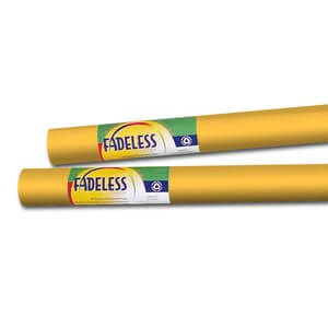 Fadeless Display Rolls 1.2M X 3.7M Sunset Gold