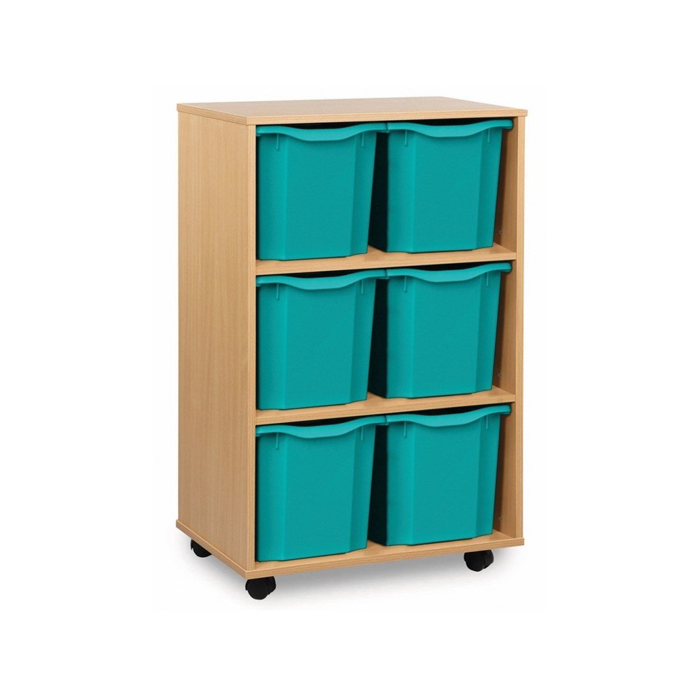 6 Jumbo Tray Storage Unit - ABC School Supplies
