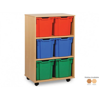 6 Jumbo Tray Storage Unit - ABC School Supplies